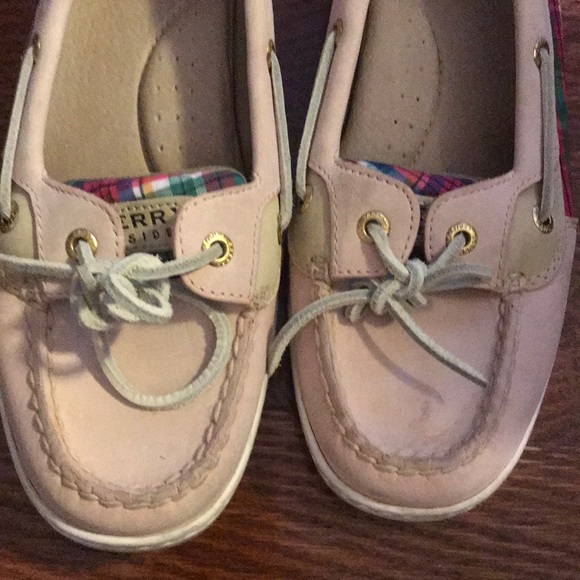 Sperry light pink/plaid size 10 - Picture 3 of 4